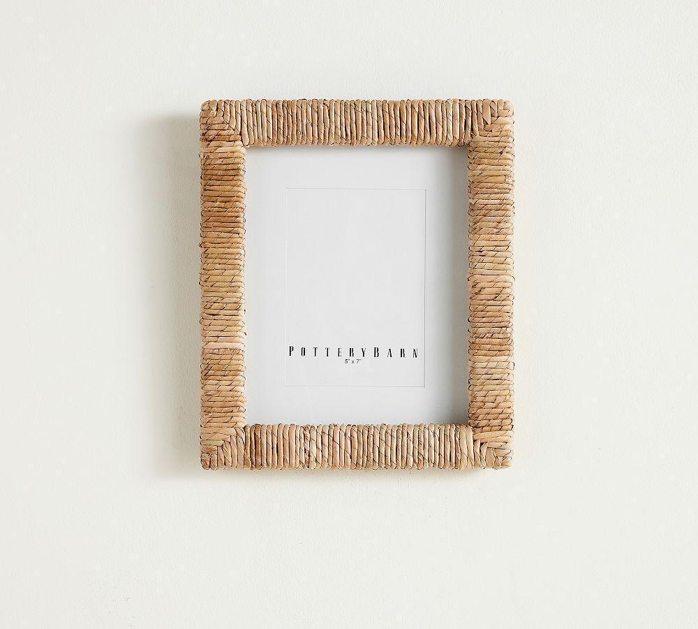 Pottery Barn Capitola 8x10 Seagrass Woven Picture Frame Natural NIB